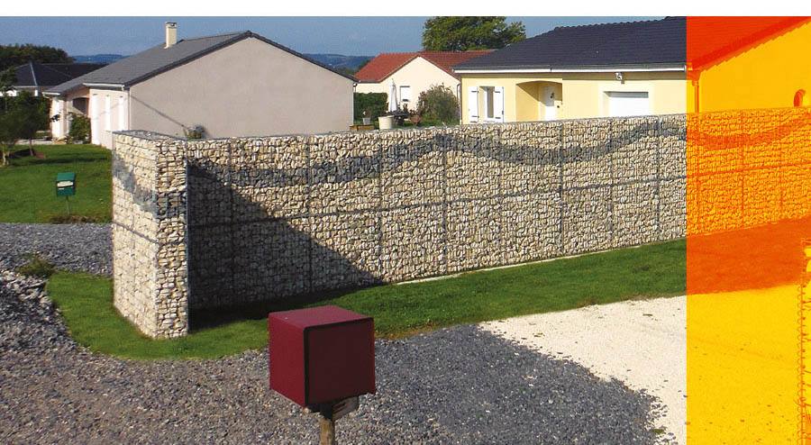 cloture en gabion