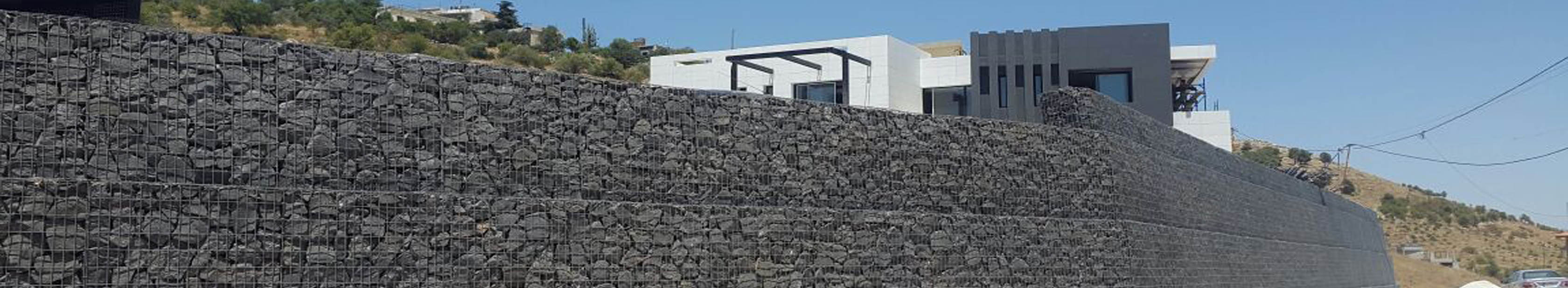 Tendance Gabion - Projet Liban - Soutènement