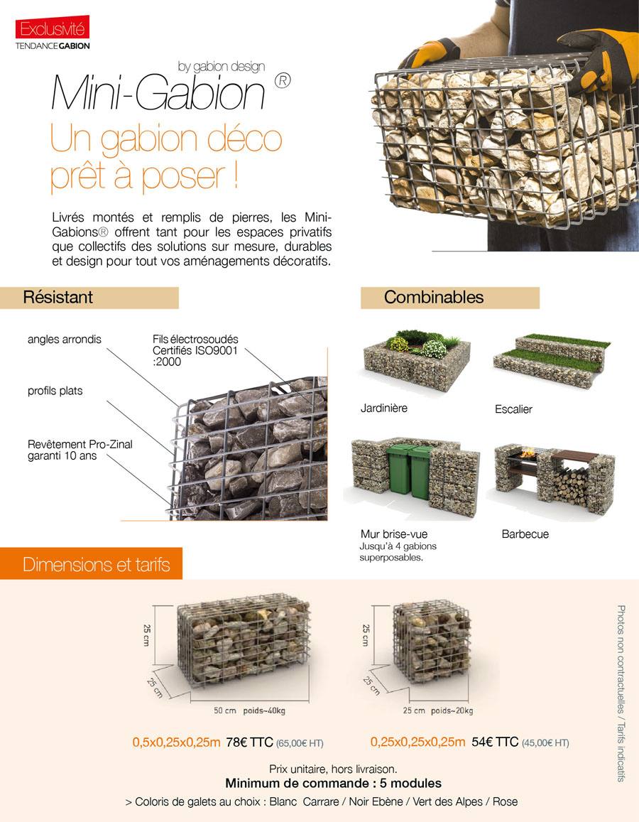 Produit : Mini-Gabion ®