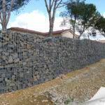 Muret décoratif en gabion drôme