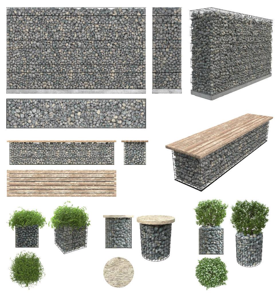 Kit Gabion pour réaliser soi-même son projet - tendance gabion